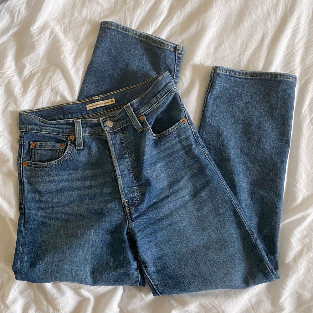 Levi's Ribcage Straight Ankle Jeans